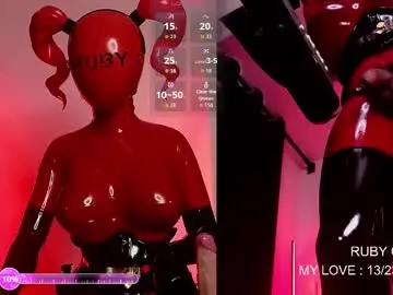 Chaturbate Best live sex cam show of latexrubydoll